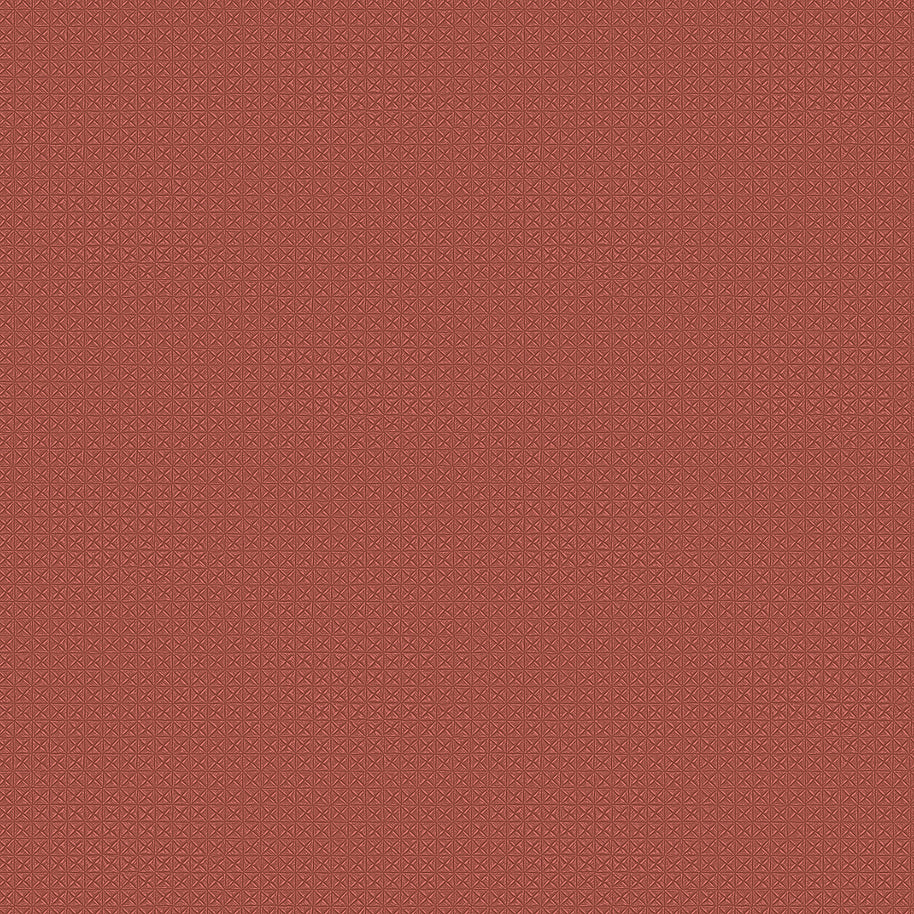 Behang Grace Diamond effen terracotta