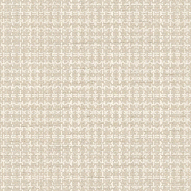 Behang Grace Griekse sleutel effen beige