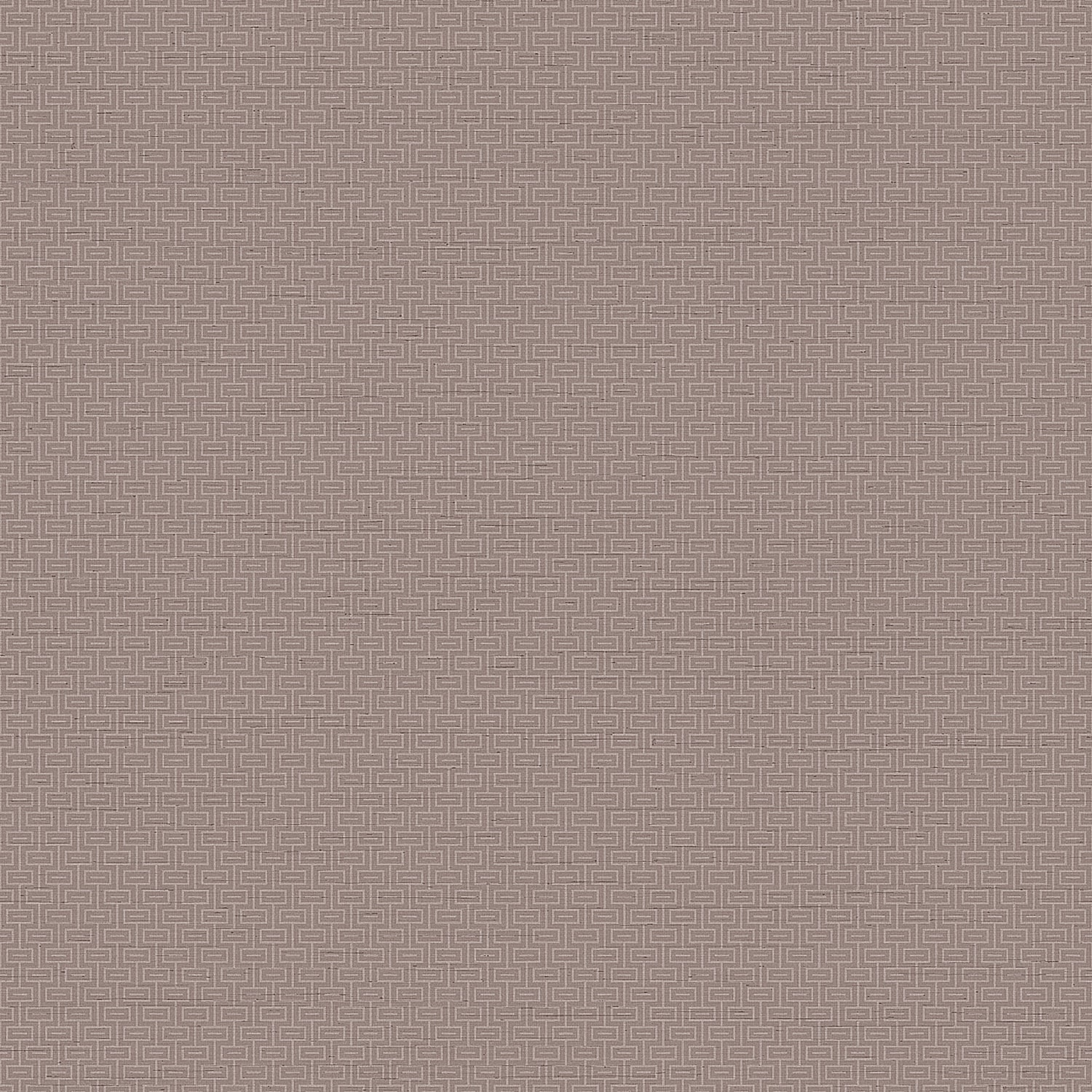 Behang Grace Griekse sleutel effen mauve