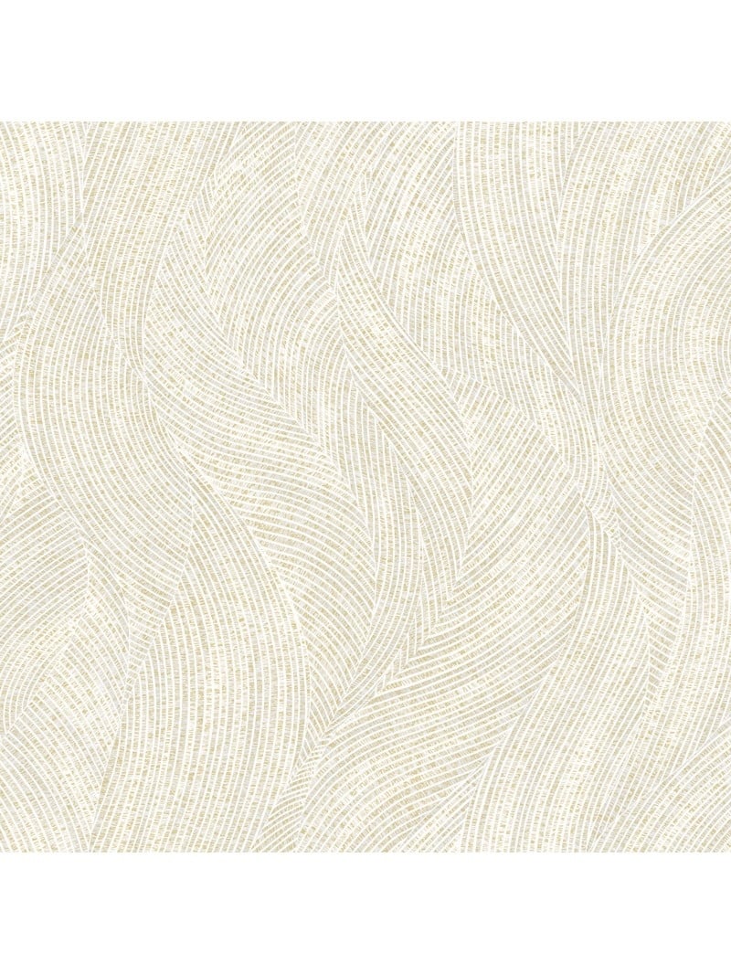 Behang Verde 2 goudkleurig golf-effect