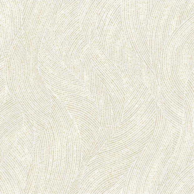 Behang Verde 2 goudkleurig golf-effect