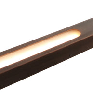 Hanglamp Bande 3994BR, bronzen LED-hanglamp in warme tint, 114 cm breed