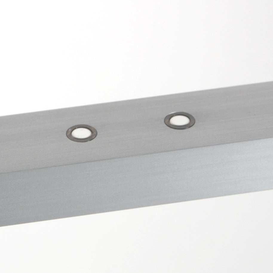Hanglamp Bande 3994ST, stalen LED-hanglamp met kabellift, 114 cm breed