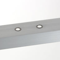 Hanglamp Bande 3994ST, stalen LED-hanglamp met kabellift, 114 cm breed