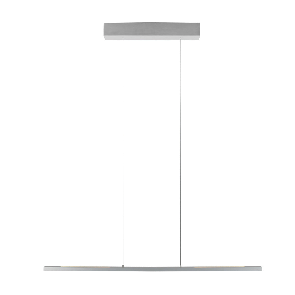 Hanglamp Bande 3994ST, stalen LED-hanglamp met kabellift, 114 cm breed