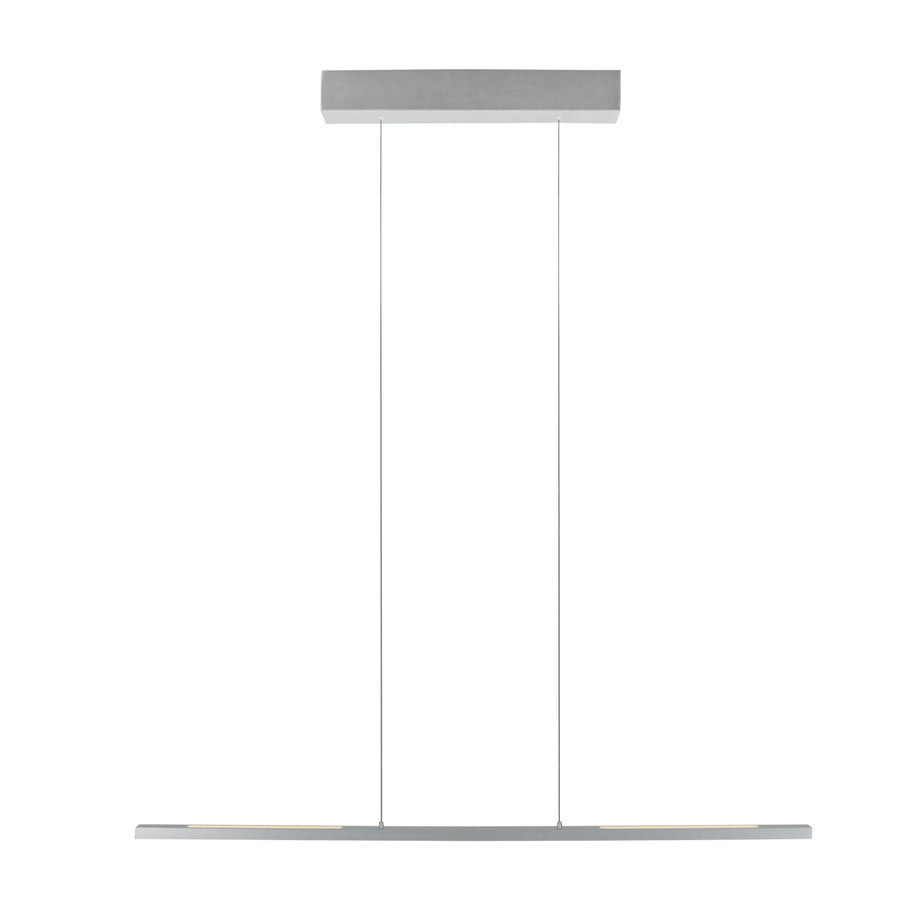 Hanglamp Bande 3994ST, stalen LED-hanglamp met kabellift, 114 cm breed