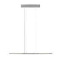 Hanglamp Bande 3994ST, stalen LED-hanglamp met kabellift, 114 cm breed
