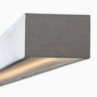 Hanglamp Bande 3994ST, stalen LED-hanglamp met kabellift, 114 cm breed