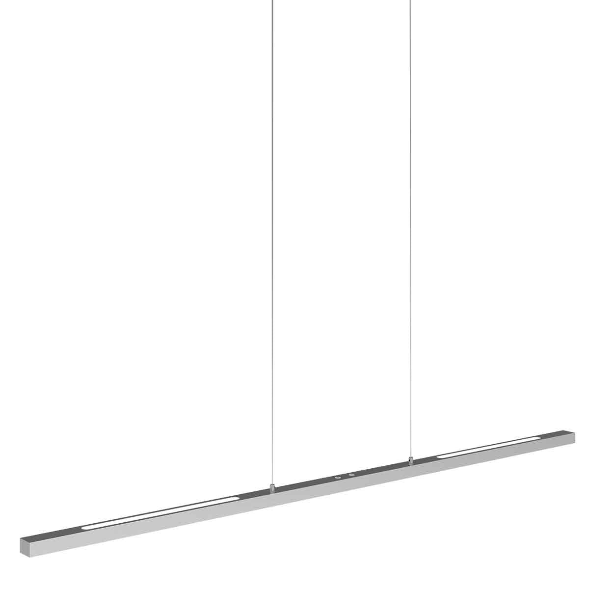 Hanglamp Bande 3994ST, stalen LED-hanglamp met kabellift, 114 cm breed