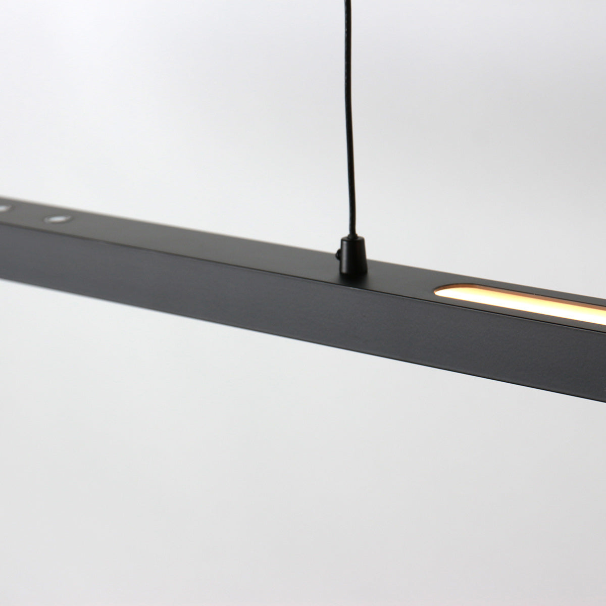 Hanglamp Bande 3994ZW zwarte LED-hanglamp met kabellift 114 cm breed