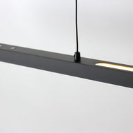 Hanglamp Bande 3994ZW zwarte LED-hanglamp met kabellift 114 cm breed