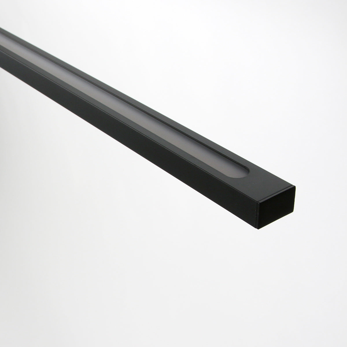 Hanglamp Bande 3994ZW zwarte LED-hanglamp met kabellift 114 cm breed
