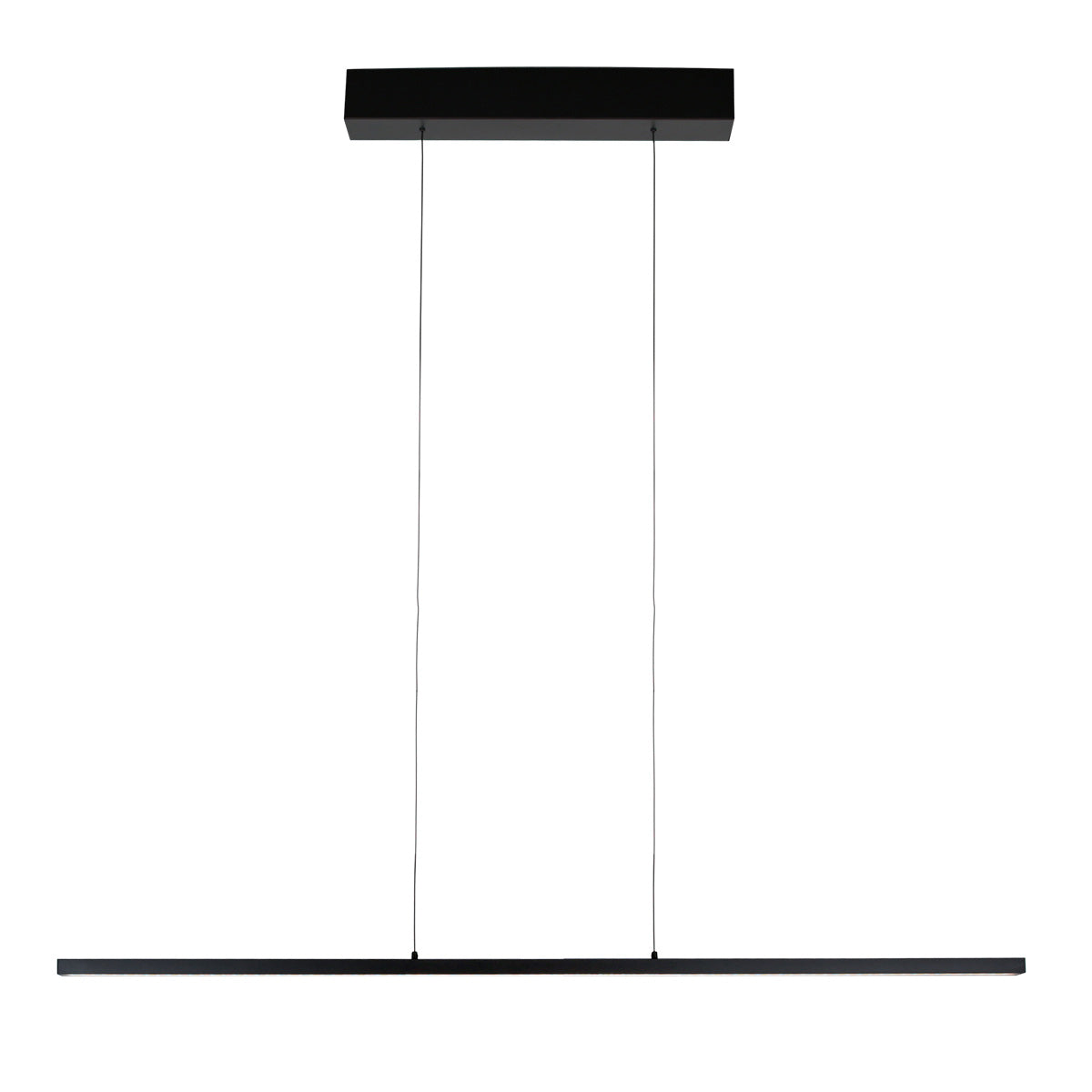Hanglamp Bande 3994ZW zwarte LED-hanglamp met kabellift 114 cm breed