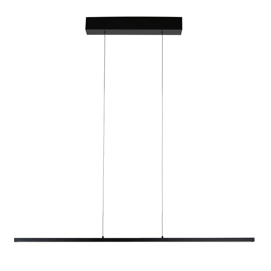 Hanglamp Bande 3994ZW zwarte LED-hanglamp met kabellift 114 cm breed