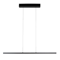 Hanglamp Bande 3994ZW zwarte LED-hanglamp met kabellift 114 cm breed