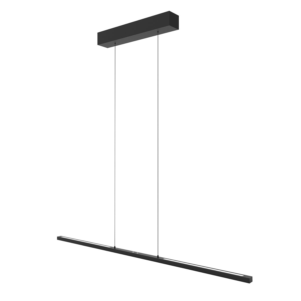 Hanglamp Bande 3994ZW zwarte LED-hanglamp met kabellift 114 cm breed