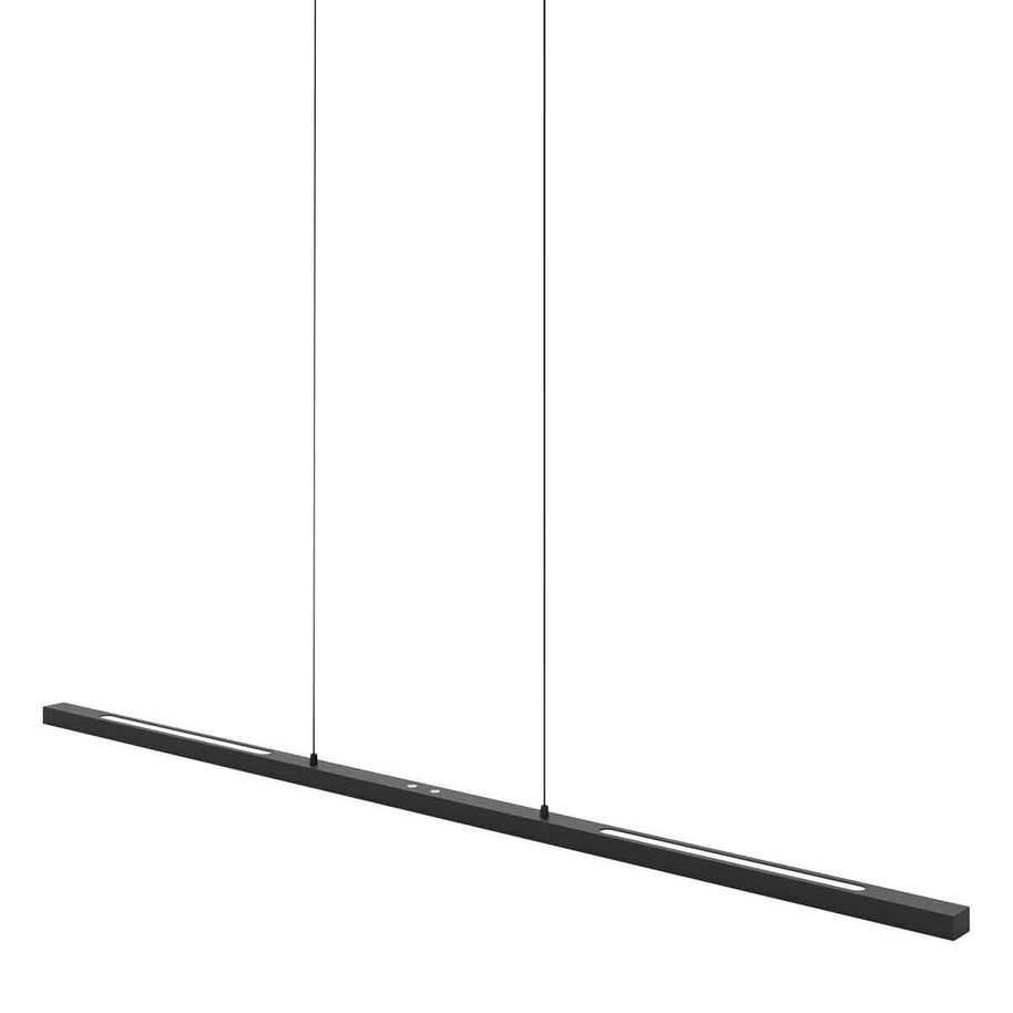 Hanglamp Bande 3994ZW zwarte LED-hanglamp met kabellift 114 cm breed