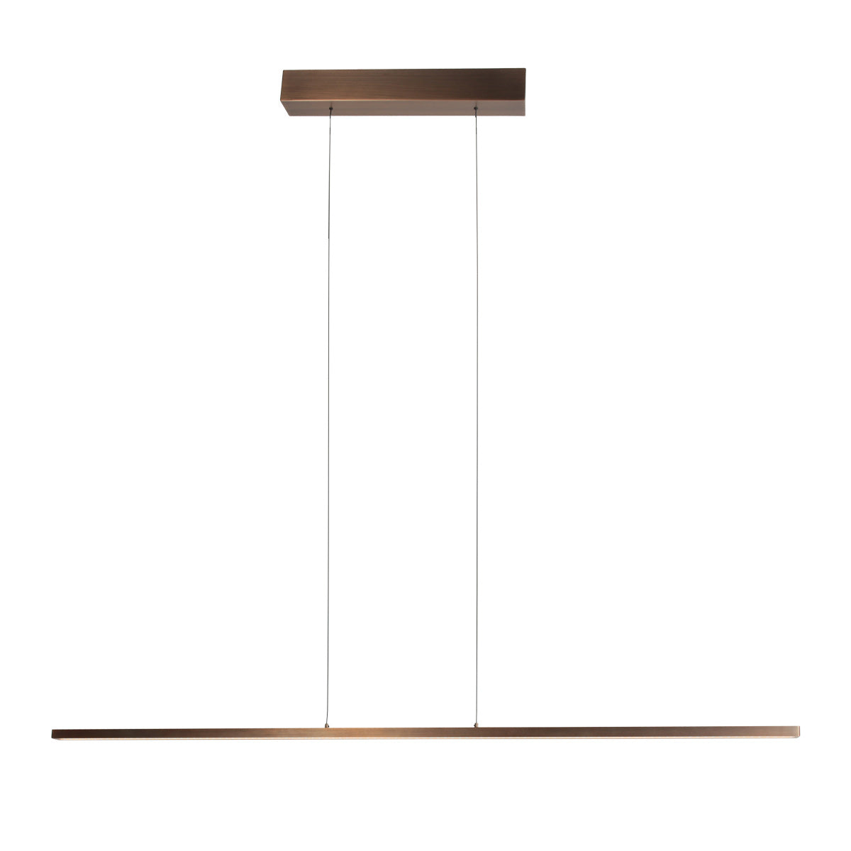 Bande 3995BR hanglamp – bronzen blikvanger met verstelbare ophanging en dimmers, 150 cm