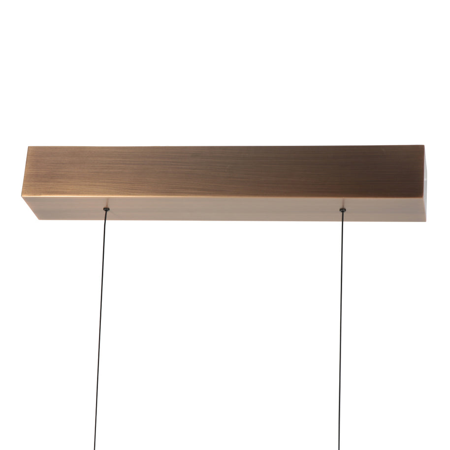 Bande 3995BR hanglamp – bronzen blikvanger met verstelbare ophanging en dimmers, 150 cm