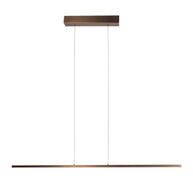 Bande 3995BR hanglamp – bronzen blikvanger met verstelbare ophanging en dimmers, 150 cm