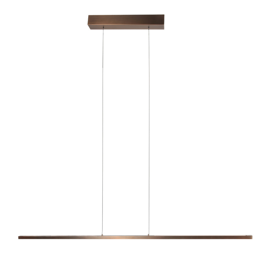 Bande 3995BR hanglamp – bronzen blikvanger met verstelbare ophanging en dimmers, 150 cm
