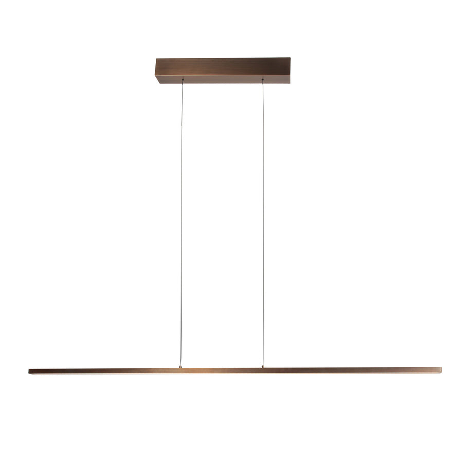 Bande 3995BR hanglamp – bronzen blikvanger met verstelbare ophanging en dimmers, 150 cm