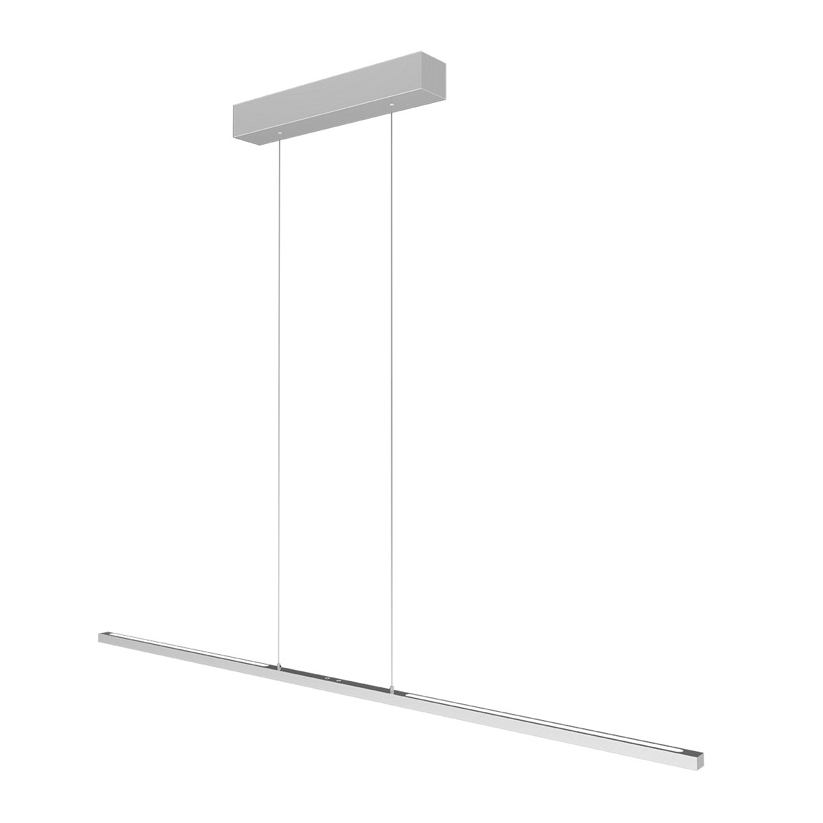 Hanglamp Bande 3995ST staalkleurige hanglamp met kabellift 150 cm breed
