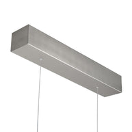 Hanglamp Bande 3995ST staalkleurige hanglamp met kabellift 150 cm breed
