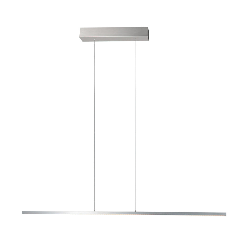 Hanglamp Bande 3995ST staalkleurige hanglamp met kabellift 150 cm breed