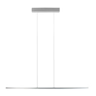 Hanglamp Bande 3995ST staalkleurige hanglamp met kabellift 150 cm breed