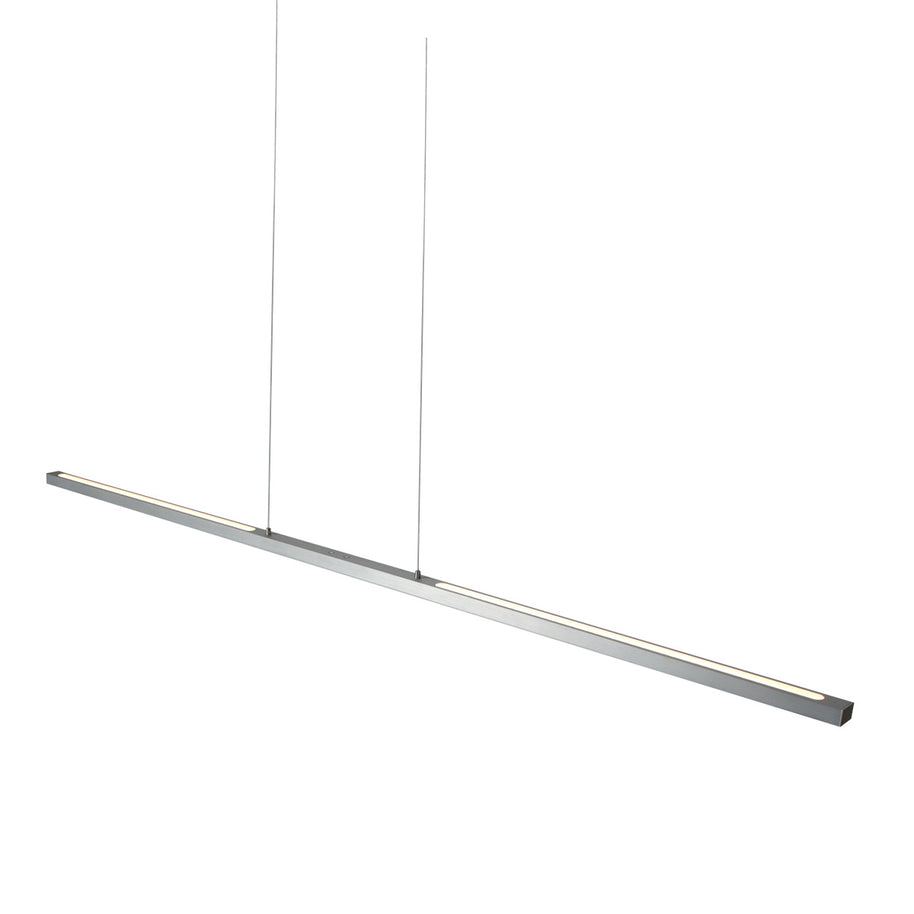 Hanglamp Bande 3995ST staalkleurige hanglamp met kabellift 150 cm breed
