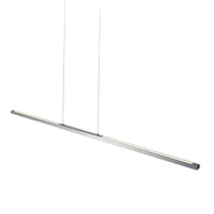 Hanglamp Bande 3995ST staalkleurige hanglamp met kabellift 150 cm breed