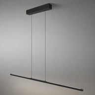 Hanglamp Bande 3995ZW zwart, 150 cm breed, met kabellift