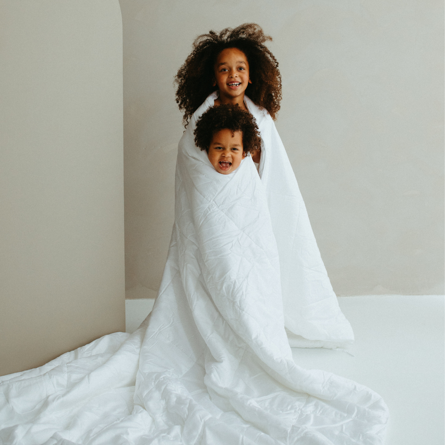 Coco & Cici - Tencel Zomerdekbed 100 x 135 cm - 1 Persoons Beddengoed - Kinderdekbed - Lyocell - Ademend & Extra Zacht - Wit