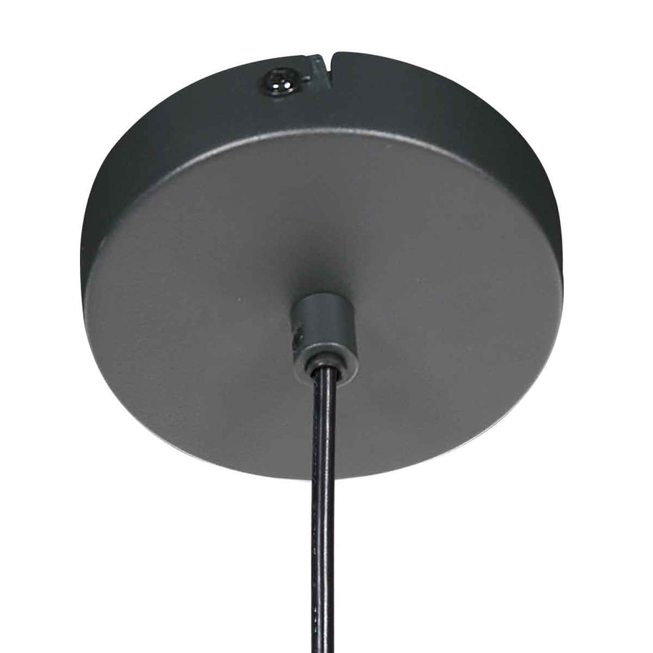 Hanglamp Sable 4123CR - sfeervolle pendel met crème linnen kap Ø28 cm