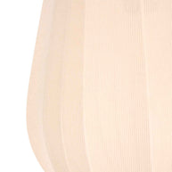 Hanglamp Sable 4124CR - warme sfeermaker met crème linnen kap Ø27 cm