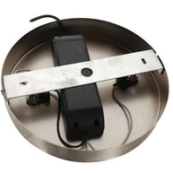 Staalkleurige hanglamp Soleil 4140ST met liftsysteem