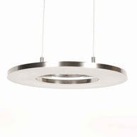 Staalkleurige hanglamp Soleil 4140ST met liftsysteem