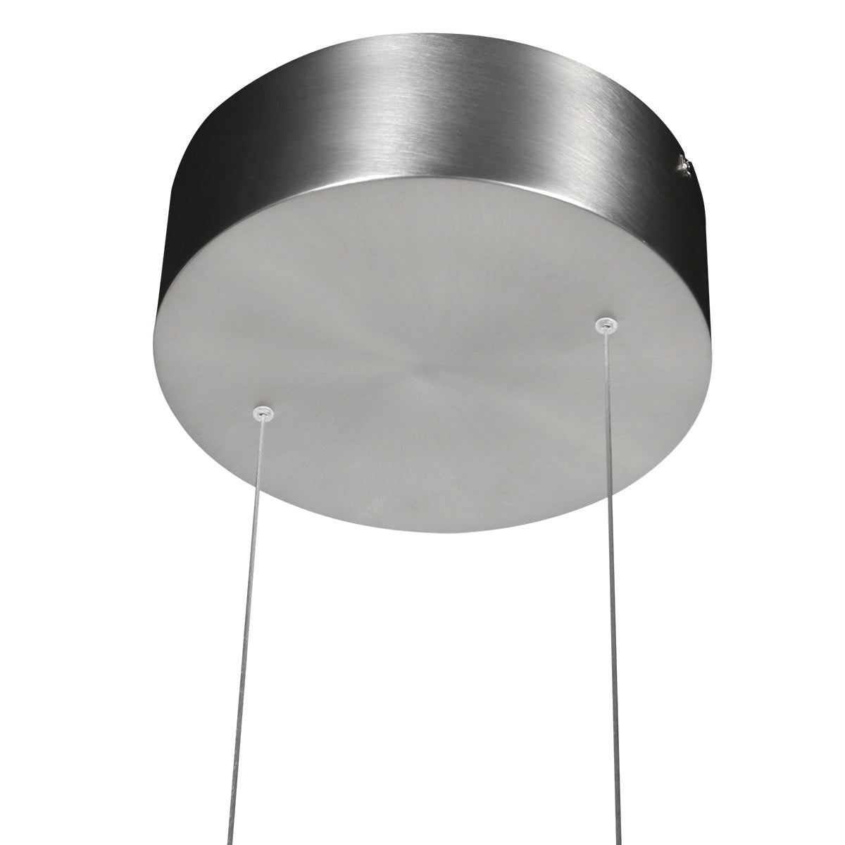 Staalkleurige hanglamp Soleil 4140ST met liftsysteem