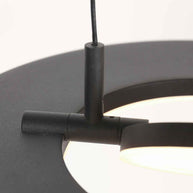Zwarte hanglamp Soleil 4140ZW met liftsysteem