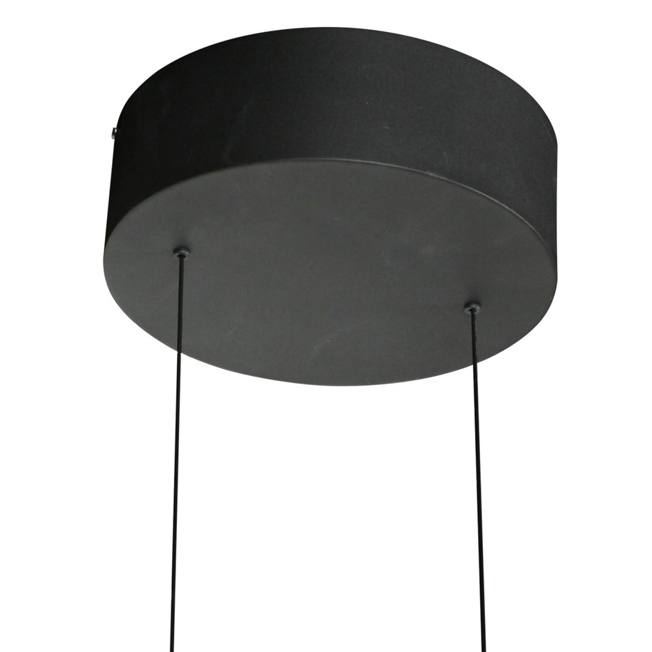 Zwarte hanglamp Soleil 4140ZW met liftsysteem