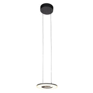 Zwarte hanglamp Soleil 4140ZW met liftsysteem