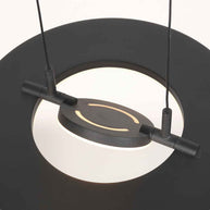 Zwarte hanglamp Soleil 4140ZW met liftsysteem