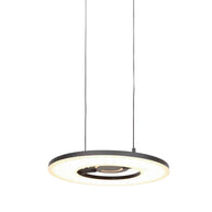 Zwarte hanglamp Soleil 4140ZW met liftsysteem