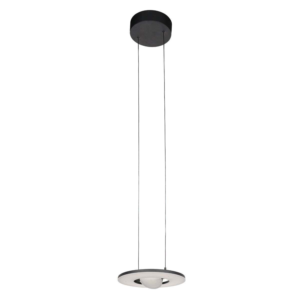 Zwarte hanglamp Soleil 4140ZW met liftsysteem