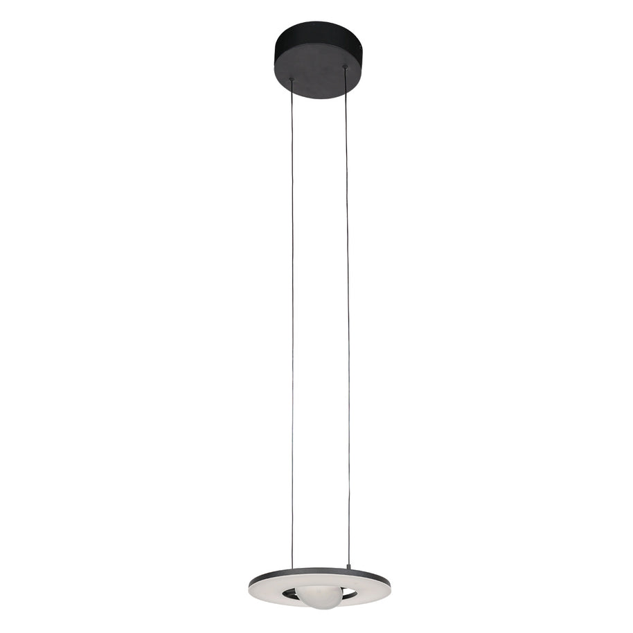 Zwarte hanglamp Soleil 4140ZW met liftsysteem