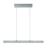 Champagne-staalkleurige hanglamp Fluxy 4189ST met kabellift 120 cm