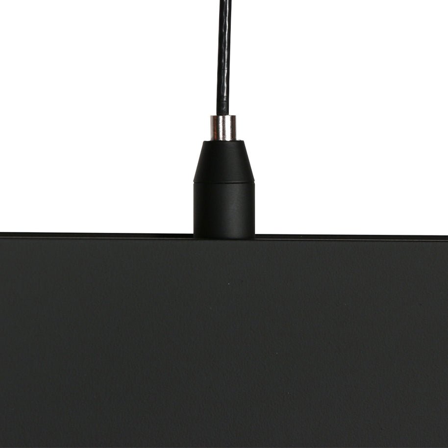 Zwarte hanglamp Fluxy 4189 – In hoogte verstelbaar tot 160 cm, breedte 120 cm