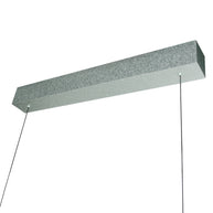 Champagne-staalkleurige hanglamp Fluxy 4190ST met kabellift 160 cm