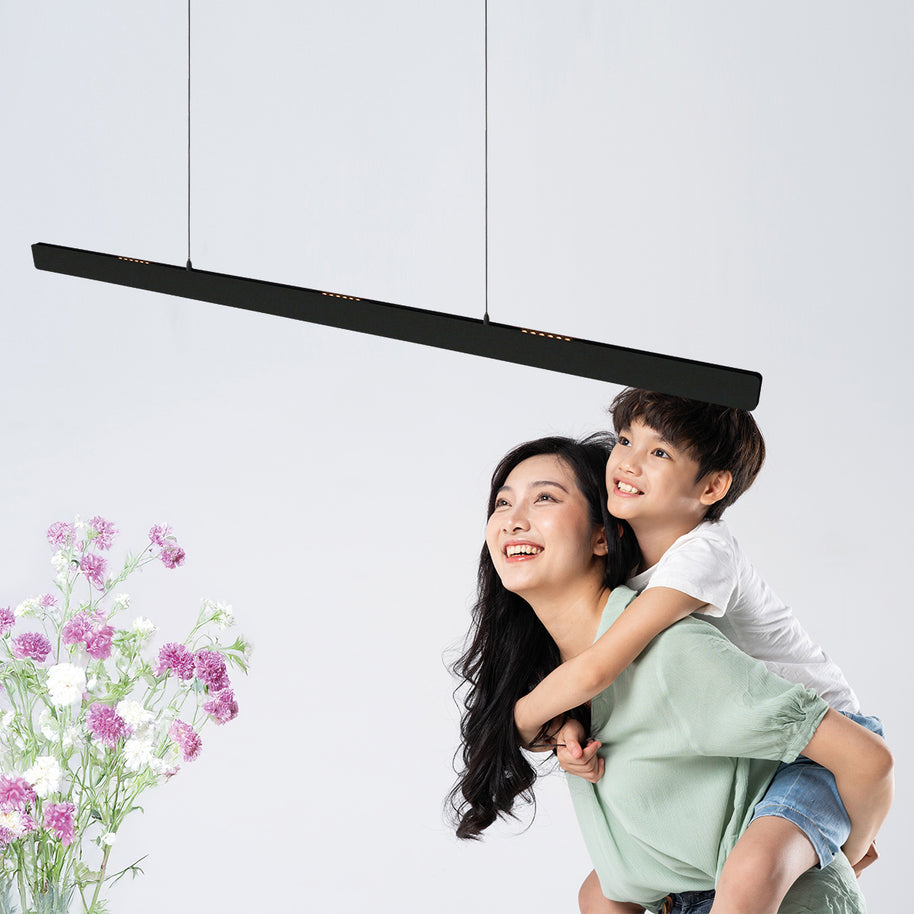 Zwarte hanglamp Fluxy 4190ZW – In hoogte verstelbaar tot 160 cm, breedte 160 cm